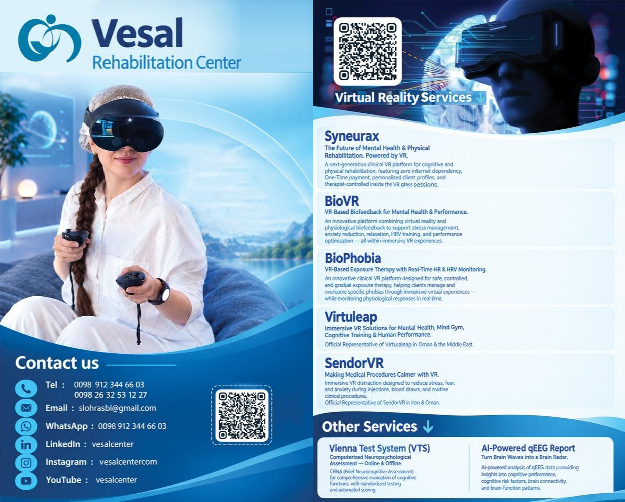 Our virtual reality services
